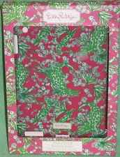 Lilly Pulitzer See You Later iPad 2 iPad 3rd gen Cover Pink Green Alligator NEW picture