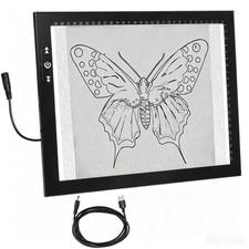 HSK 9”x13”LED Artist tracing Light Box Copy Table, Adjustable High Brightness Li picture