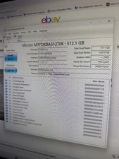 Micron 2450 512GB NVMe M.2 2280 PCIe Gen4x4 SSD 97% Health Tested picture