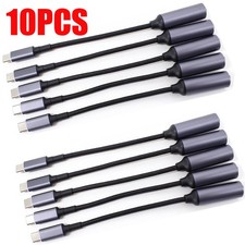 10pcs for HP DELL 100W  7.4mm Power Adapter Converter Cable To USB-C Port New US picture