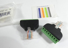 NVT | NV-RJ45A | RJ45 to Screw | Terminal Block Adapter Set (568B) picture
