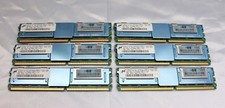 LOT OF 6 ~ HP 466436-061  ~ 4GB (2Rx4) PC2-5300F DDR2 RAM ~ GOOD PULLS  picture