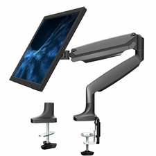 Aluminum Height Adjustable Single Monitor Articulating Desk Mount Stand w/Gas picture