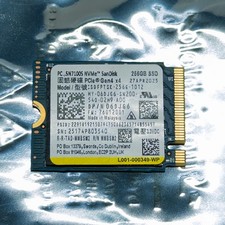 SanDisk PC SN7100S 256GB M.2 2230 NVMe PCIe Gen4 x4 SSD Dell 06DJG6 LOW HOURS picture