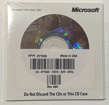 Microsoft Office Basic Edition 2007 - Brand New - Sealed picture