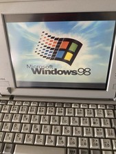 Toshiba Booklet 50ct Japanese Windows 98 Notebook with Original Accessories picture