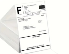 100Pcs 4x6 Inch Direct Thermal Labels Per Stack Strong Adhesive Water Resistant picture