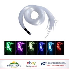 End Glow Fiber Optic Light Cable 100pcs 2m Transparent for Star Ceiling Decor picture
