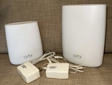 TESTED Netgear ORBI SATELLITE RBS50 & RBS20 LOT + OEM AC Power Cables | WIFi picture