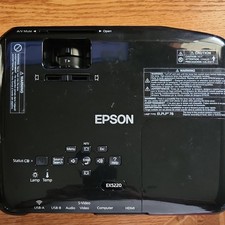 Epson EX5220 3LCD 2800 ANSI XGA Projector HDMI VGA USB w/ Carry Bag - No Remote picture