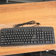 iMicro KB-US919EB Wired USB Standard Keyboard Black English QWERTY Numeric Pad picture