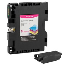 Magenta Sublimation Ink + Waste Ink Collector for Sawgrass SG400 SG800 picture