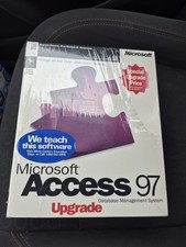 Microsoft MS Access 97 software sealed box NOS Tear In Plastic, Still Unopened picture