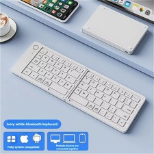 MINGCVIL Mini Foldable Bluetooth Keyboard Slim Portable Rechargeable Folding picture
