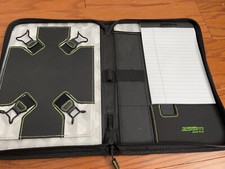 Tablet Case Portfolio Organizer Zippered ~11.75x8.5 Outside ZOOM Power To Go Atl picture