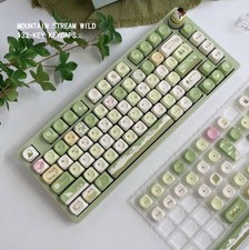 Gaming Keyboard Mountain Stream Wild Dye Sub PBT MOA Keycaps 132-Key QWERTY EN picture