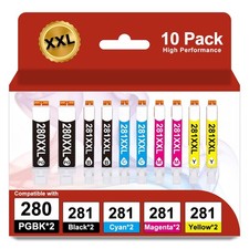 280XXL 281XXL Ink Cartridge Compatible with Canon280XL Canon281XL Replacement picture