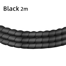 2M Spiral Cable Sleeve Protector 8/10/12mm Wire Organizer Flexible Wrap Tube picture