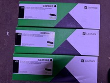 Lexmark Unison High Yield Toner Cartridge Black (C331HK0) Lot of 3 NEW picture