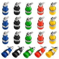 WMYCONGCONG 20 PCS 4mm Banana Socket Plug Binding Post Female Plug... picture