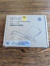 EDUP EP-9602 PCIe Gigabit Ethernet Network Card 10/100/1000 NEW SEALED picture