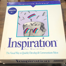 Inspiration Software Inspiration 4.1 Macintosh Floppy Disks w/ Box Manuals picture