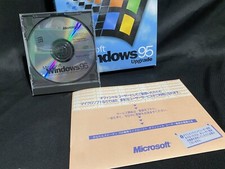 Vtg 1995 Microsoft Windows 95 upgrade Japanese Version with 1 Disc picture