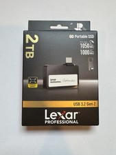 Lexar 2TB Professional Go USB 3.2 Gen 2 Type-C Portable SSD (Black) picture