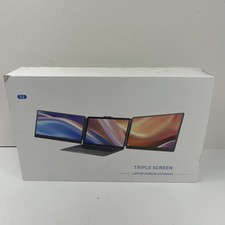 S2 Triple Screen Laptop Screen Extender New - 14inch- Box Damage picture