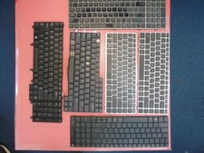 Lot of 6 - Dead Laptop Keyboard Keyboards Genuine HP Dell Gateway (AS IS Lot) picture