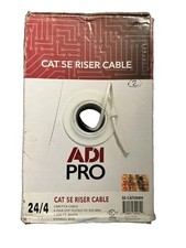 ADI PRO CAT 5E RISER CABLE CMR/FT4 CABLE. 4-PAIR UTP TESTED TO 350MHz. 1000 FT. picture
