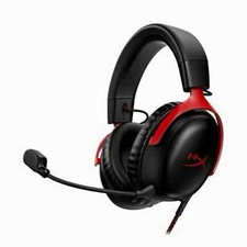 HyperX Black/Red Wired Over-Ear Gaming Headset Boom Mic Mute & Volume Control picture