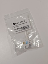 Monoprice Cat6 Punch Down Keystone Jack White 5384 Ethernet Network Port picture
