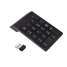 1PC Gaming Numeric Keypad 2.4GHz Wireless 18-Key Number Keyboard Quiet Typing picture