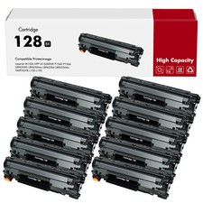 10PK Black Toner Cartridge For Canon 128 ImageClass D530 D550 MF4770n MF4880dw picture