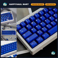 114 Keys Blue Jelly Doubleshot Translucent Keycaps - Cherry Profile Gaming Upgra picture