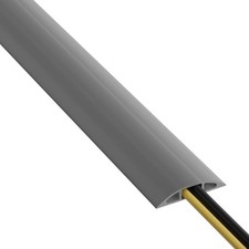 DLine 6ft Floor Cord Cover, Cable Channel, Protect Cords, Prevent Trips  0.63... picture