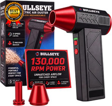 BULLSEYE Blaster 130000 RPM Electric Air Duster  Rechargeable Cordless picture