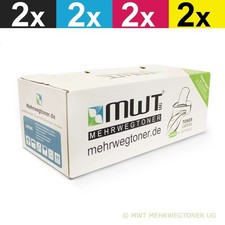 8x MWT Eco Toner for Ricoh MPC3003 SP MP C3004 C3503 C3504 29.5K Black + 18K CMY picture