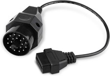 20PIN to 16PIN OBD2 Connector Adapter Cable for BMW E31 E32 E34 E36 picture