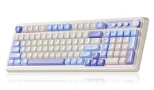 99 Key Purple Wireless Gaming Keyboard with Number Pad, RGB Backlit picture