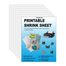 Printable Shrink Plastic Sheets, Shrink Films Papers for Kids Creative Craft,... picture