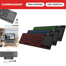 Universal Backlit Bluetooth Keyboard with Touchpad & Media Control - 7 Colors fo picture