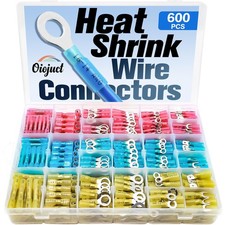 600Pcs Heat Shrink Wire Connectors Electrical Kit - Oiojuct Marine Automotive Cr picture