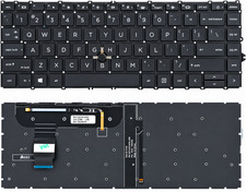 NEW Backlit Keyboard For HP EliteBook 840 G7 G8 845 G7 G8, 745 G7 G8 L87607-001 picture