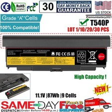 ✅LOT 57++ T540P Battery For Lenovo Thinkpad T440P W541 L440 L540 45N1152 45N1153 picture
