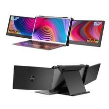 GTMEDIA Dual Portable Monitor Triple Laptop Monitor Extender Screen 1080P Screen picture