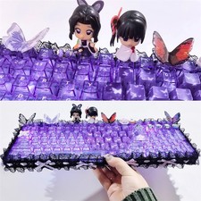 Kochou Shinobu Doll RGB Bluetooth Wireless Mechanical Keyboard 100keys Tri-mode picture