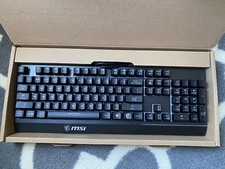 MSI Vigor GK30 GAMING Keyboard, Mechanical-like Plunger, RGB Backlit 104 Keys picture
