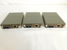 TFC-1000MSC TRENDnet Intell 1000 Base-T to 1000 Base-SX Multi-Mode SC - LOT OF 3 picture